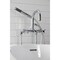 Aqua Vintage CCK8401DX Freestanding Tub Faucet with Supply Line, Stop Valve, Polished Chrome CCK8401DX - alternate 3